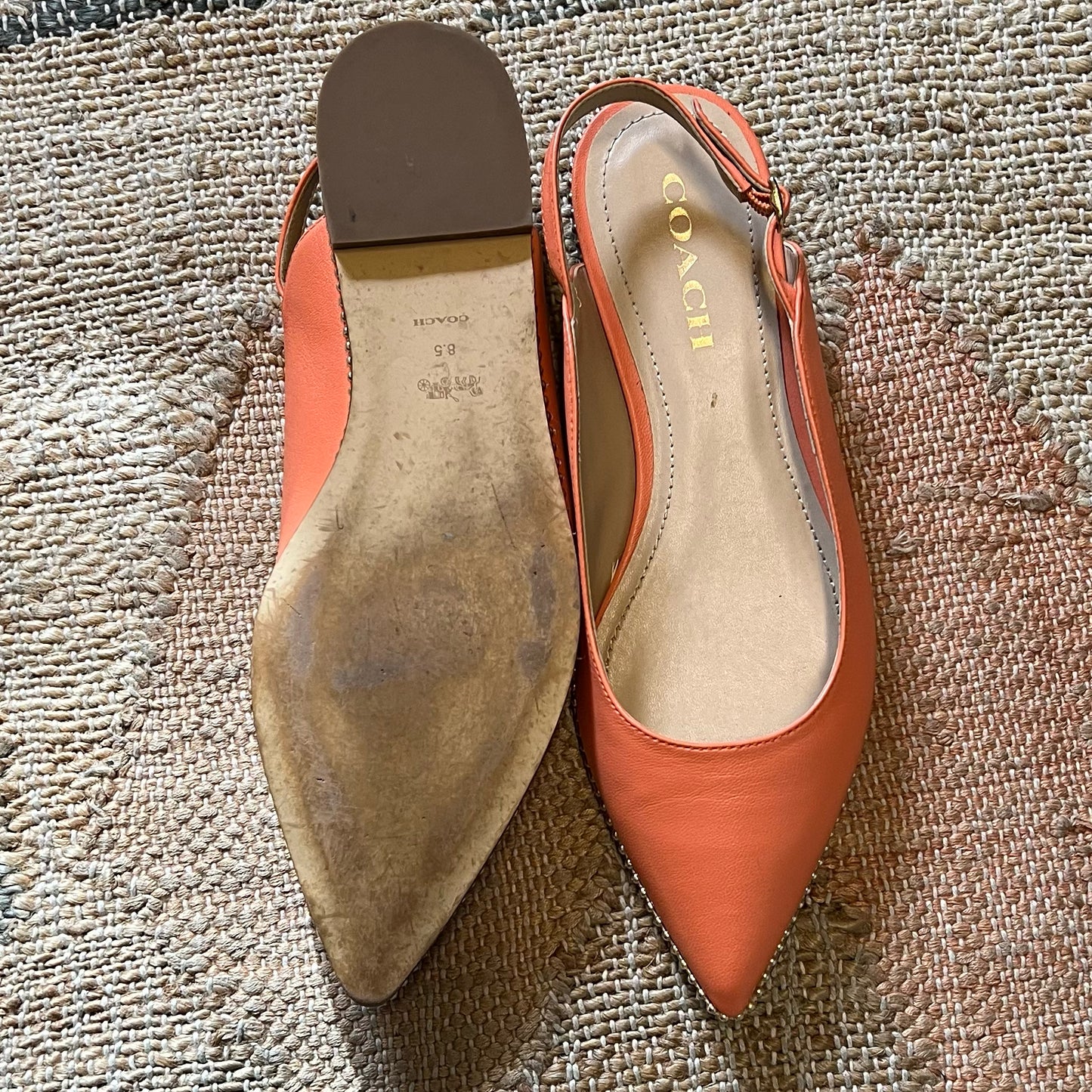 Coach Size 8.5 Flats