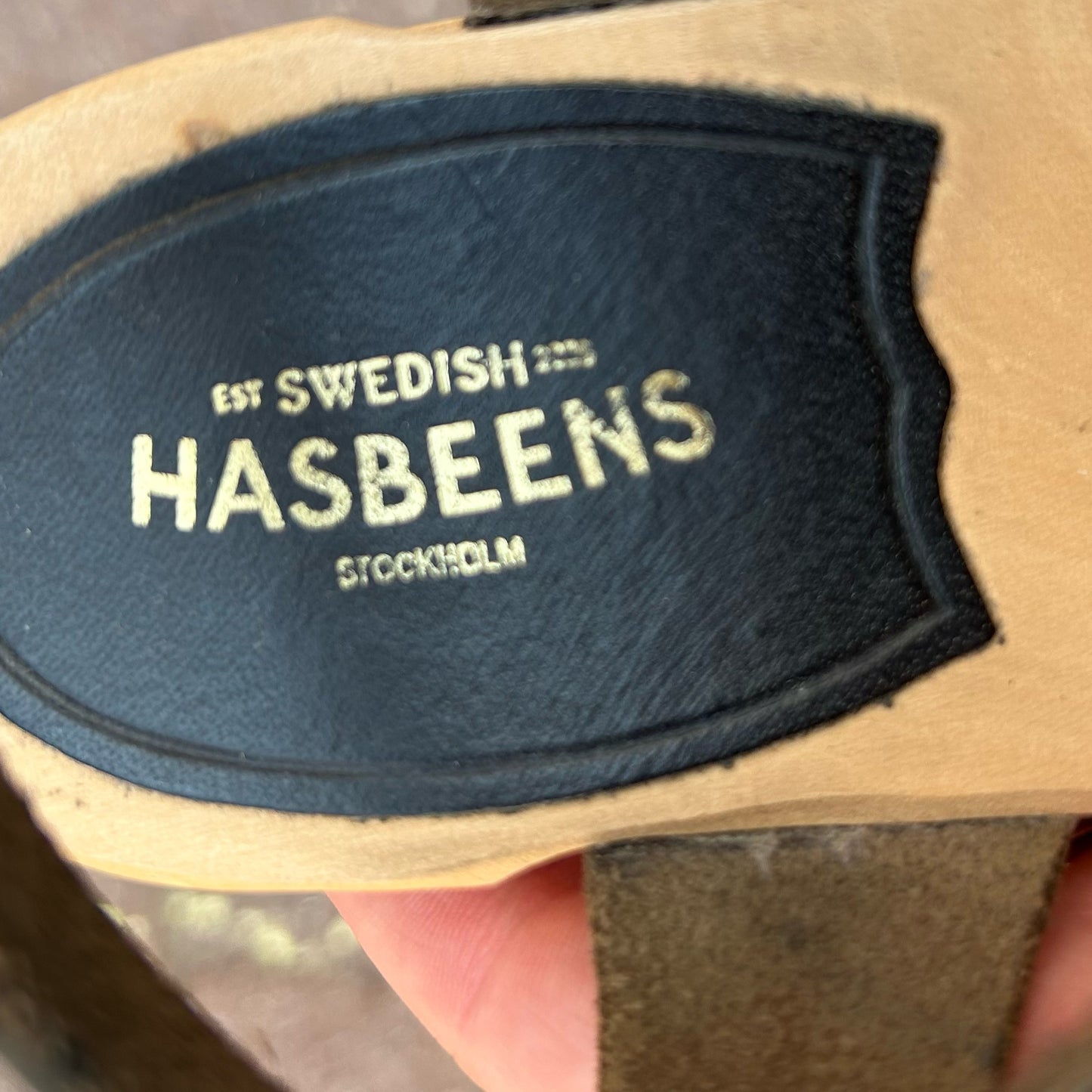 Swedish Hasbeens Size 38 Clogs