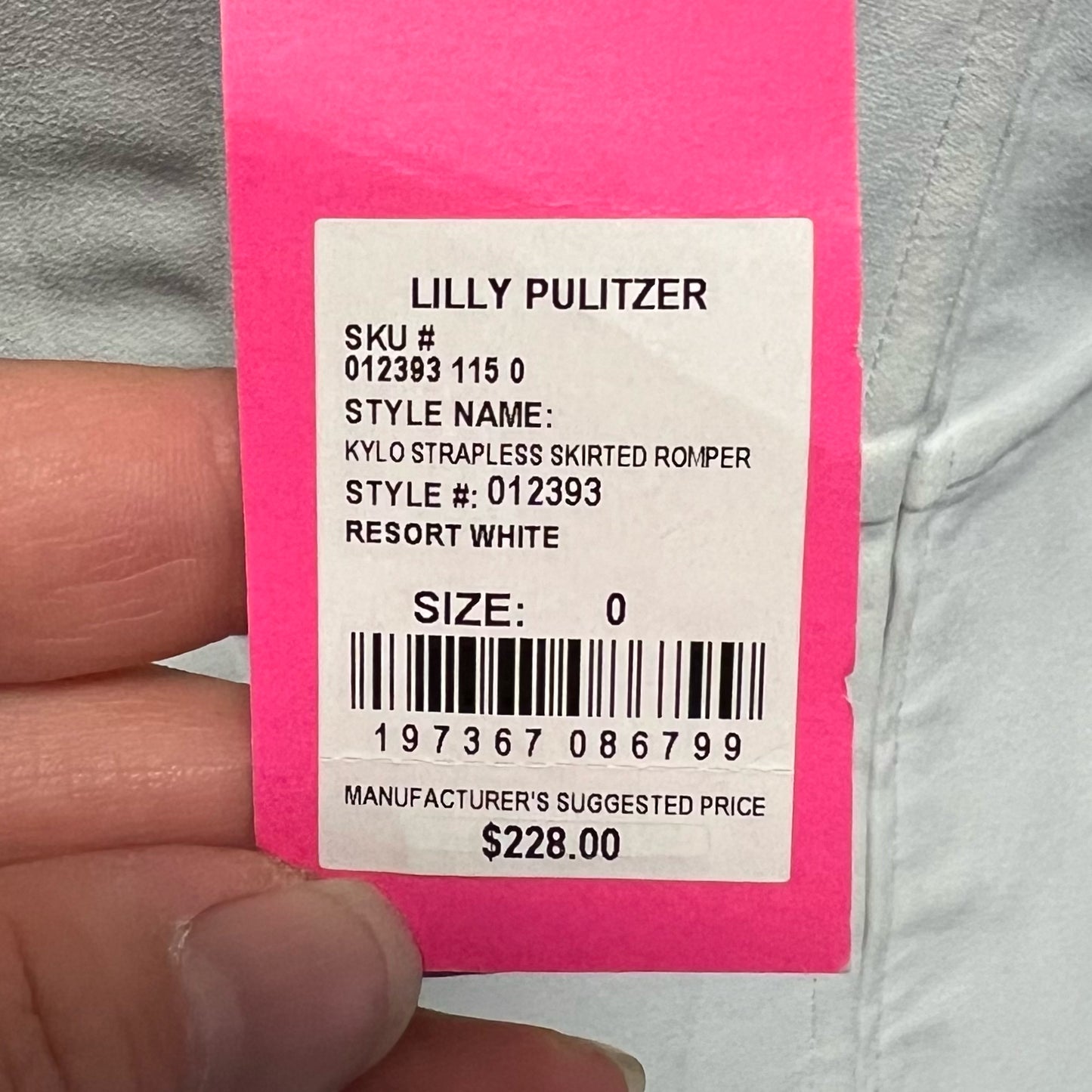 Lilly Pulitzer Size 0 Romper