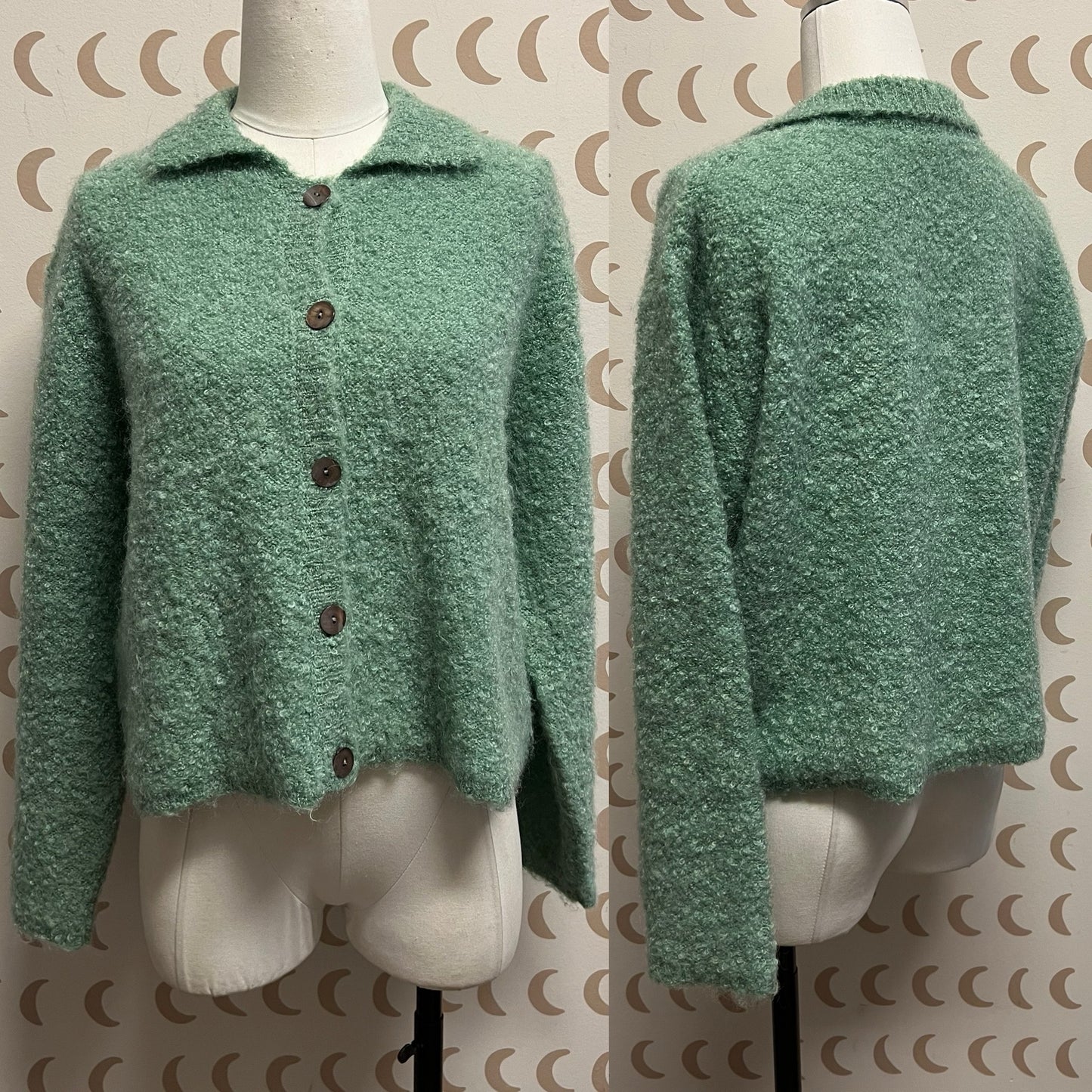 Silver Moon Size Large Sweater