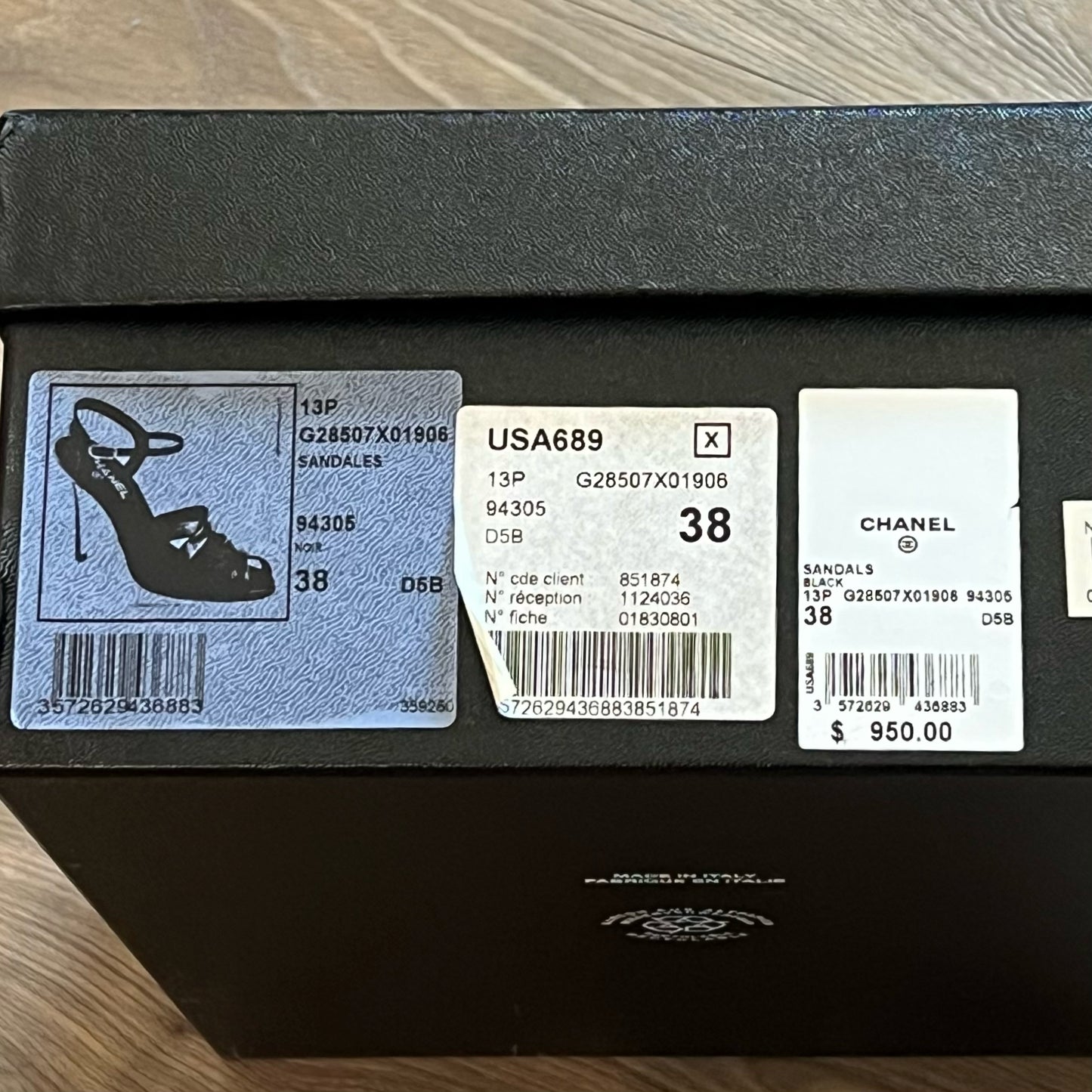 Chanel Size 38 Heels